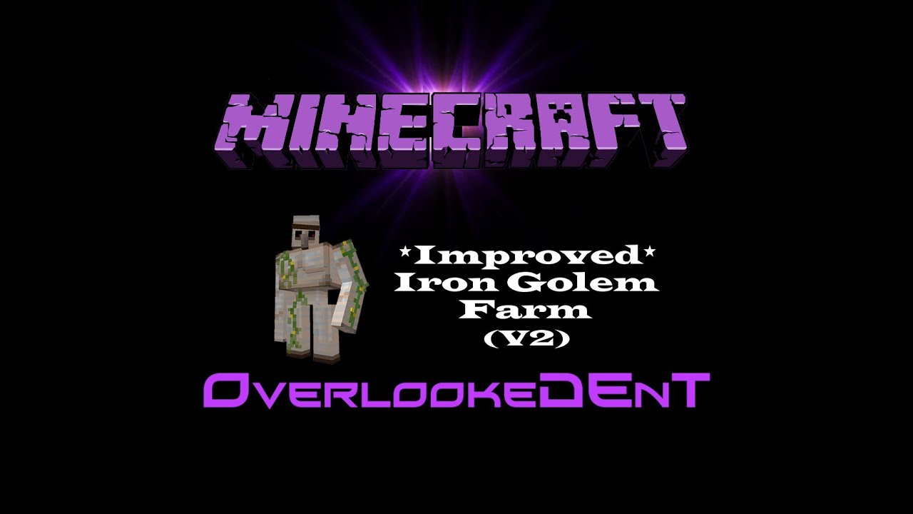 *Improved* Iron Golem Farm (v2) Minecraft Xbox 360/PS3 [Tutorial] YouTube