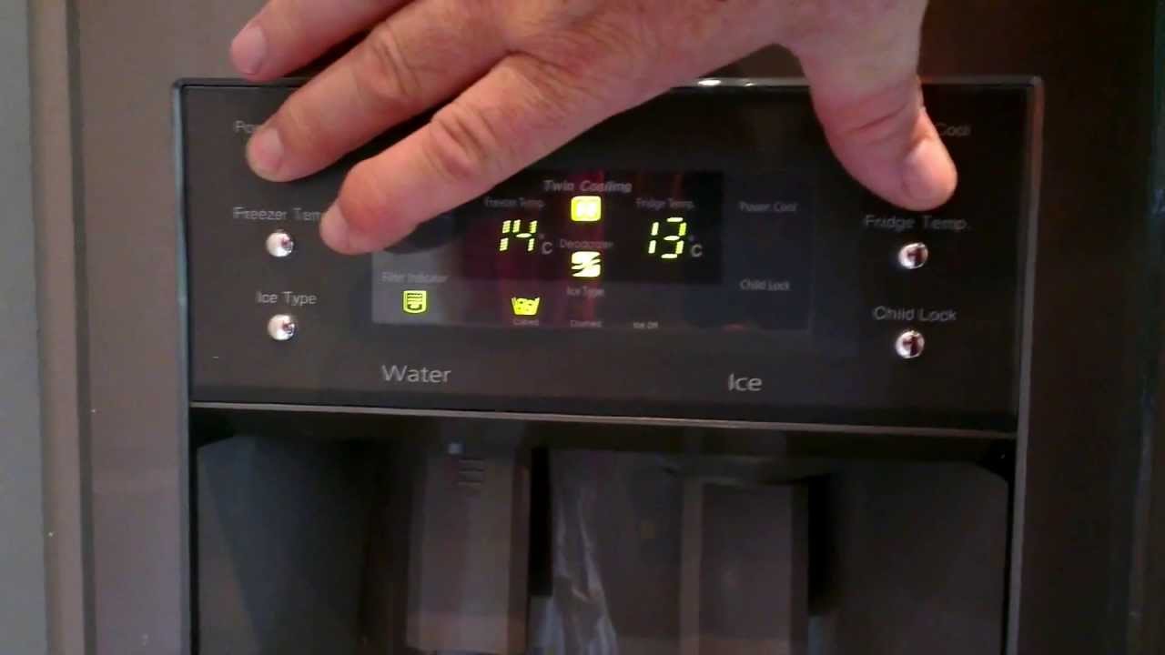 samsung rs21 freezer fan fault YouTube