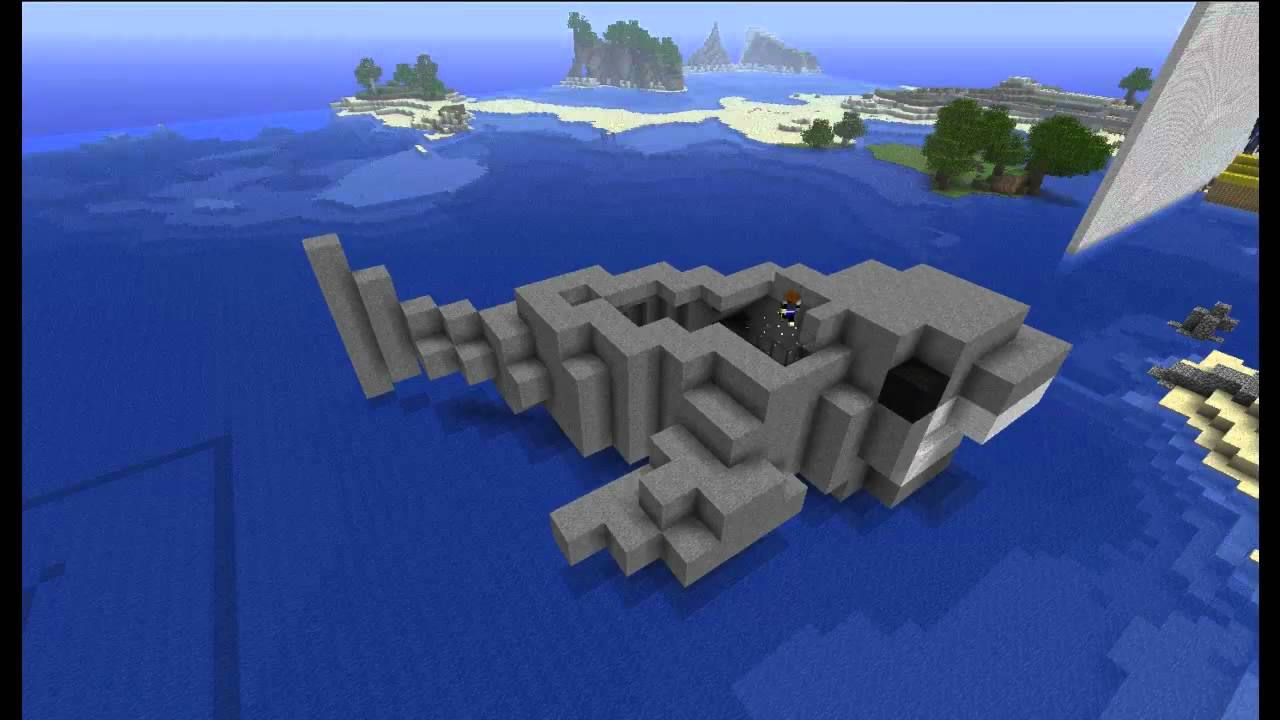 Minecraft timelapse shark YouTube