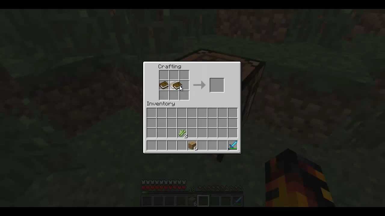 [Minecraft Guide] How to make paper, books and bookshelves YouTube