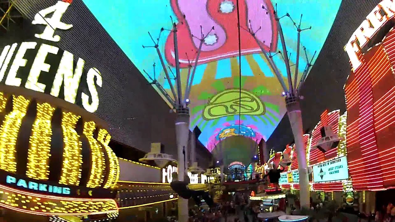 Fremont Street Zip Line 1080p HD Flightlinez Fremont Street