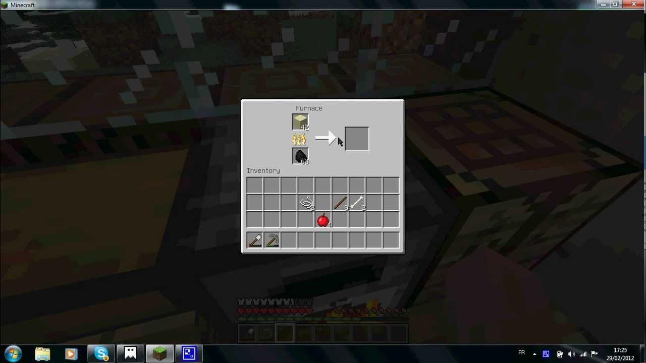 Tuto comment faire du verre dans Minecraft. YouTube