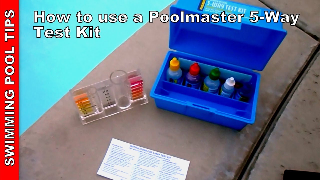 Pool Test Kit, 5way. Poolmaster 22260 5way test kit YouTube
