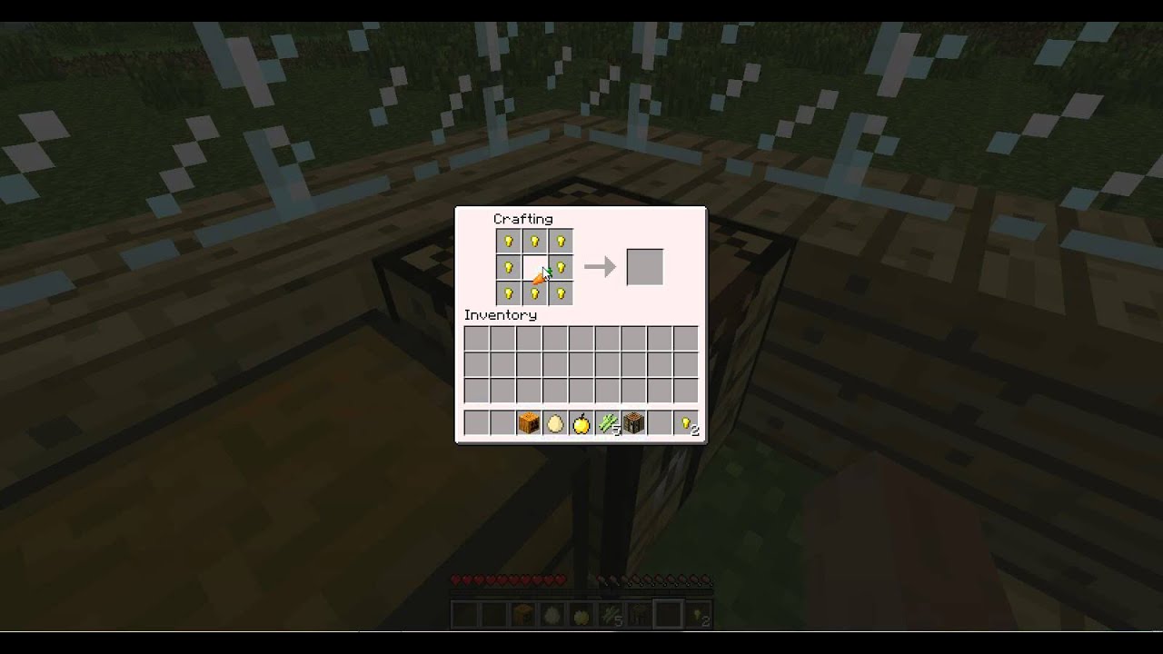 Minecraft How to Make a Golden Carrot, Golden Apple, and Pumpkin Pie YouTube