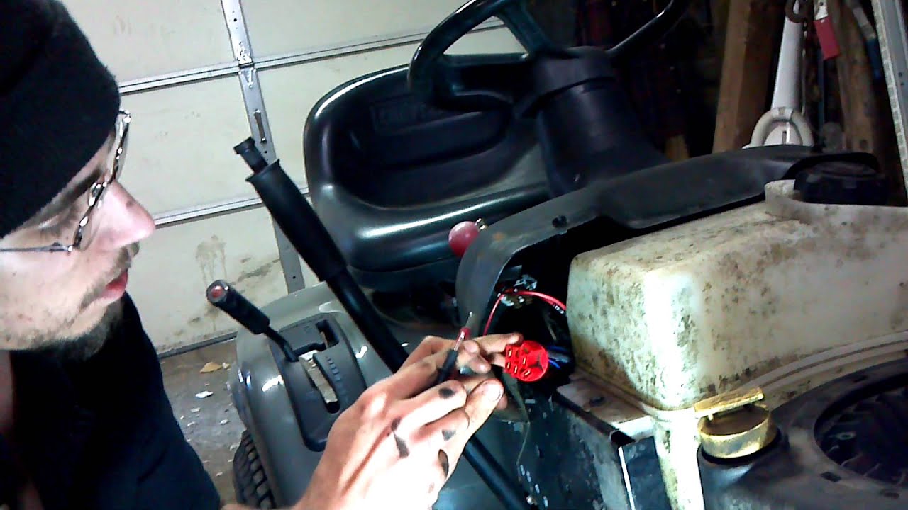 lawn tractor switch power test craftsman lt2000 lt3000 YouTube