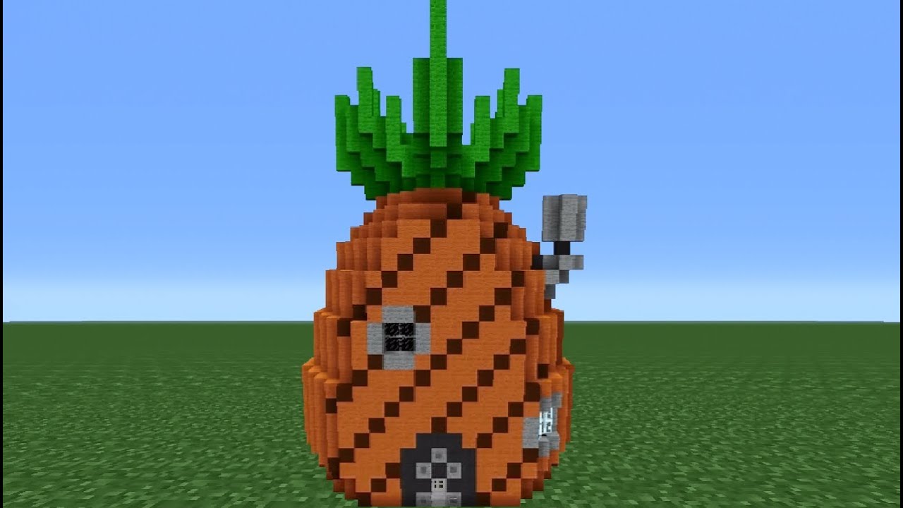 Minecraft Tutorial How To Make Spongebobs House YouTube