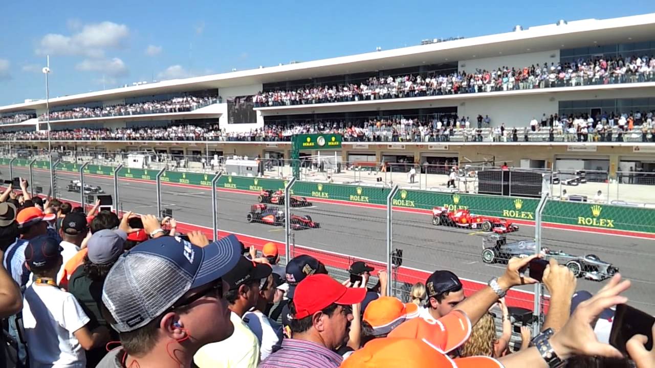 F1 Austin Grand Prix race start! YouTube