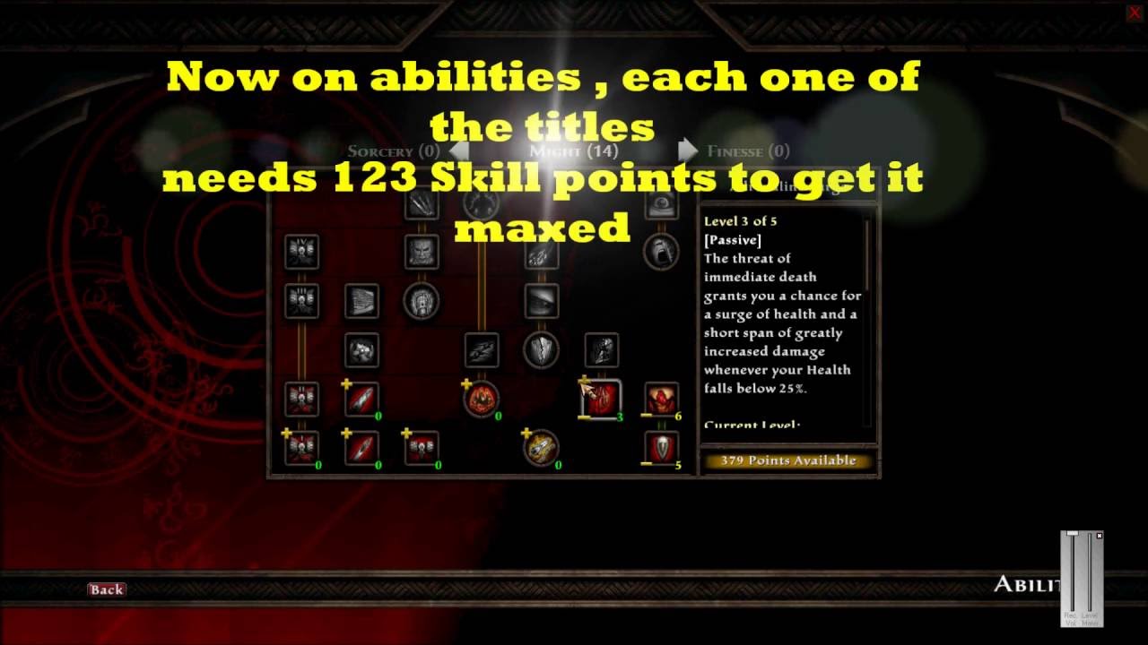 Kingdoms of Amalur Reckoning Unlocked abilities (Cheat engine) YouTube