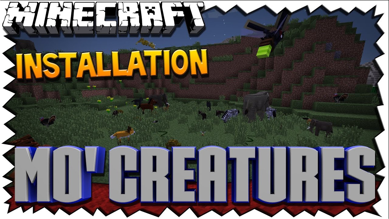 Minecraft MEGA MOD REVIEW MO' CREATURES MOD