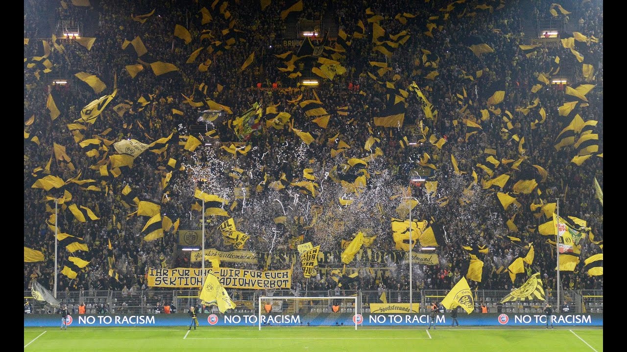 Stimmung Südtribüne Borussia Dortmund Schachtar Donezk CL BVB
