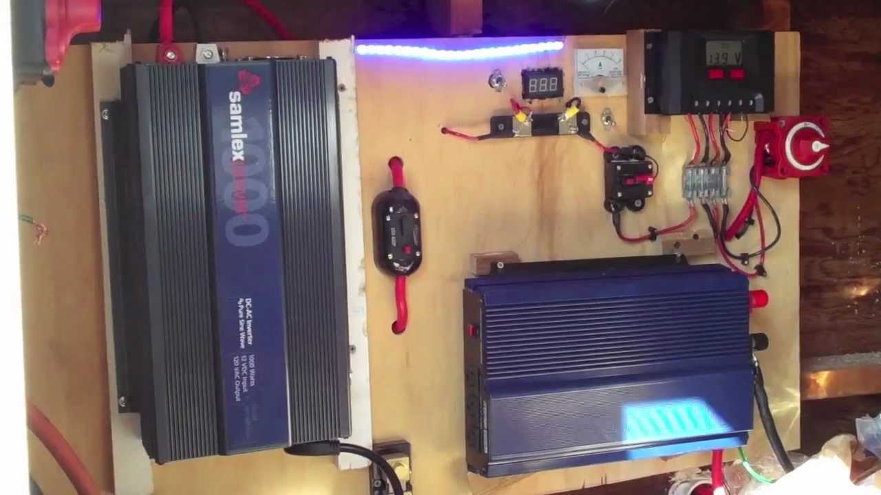 Solar Power System Harbor Freight Panels YouTube