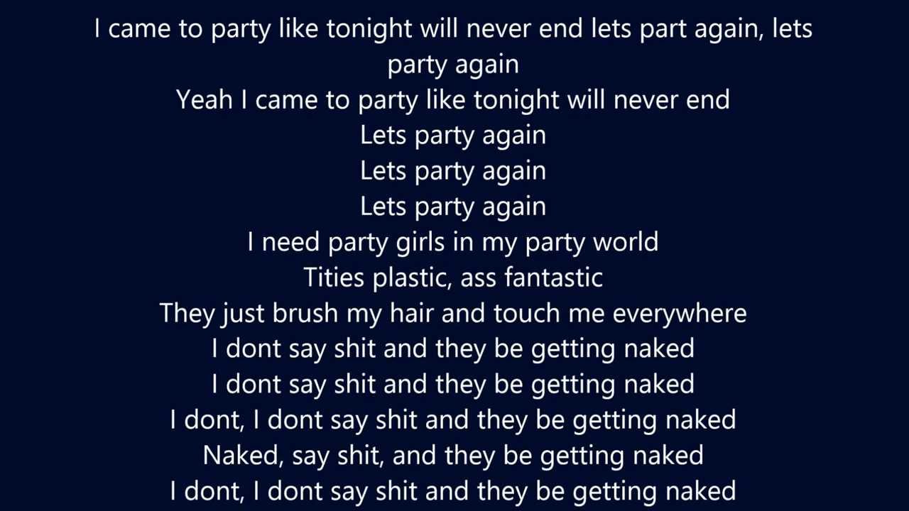 Party Girls Lyrics Ft. Ludacris, Wiz Khalifa, Jeremih & Cashmere Cat