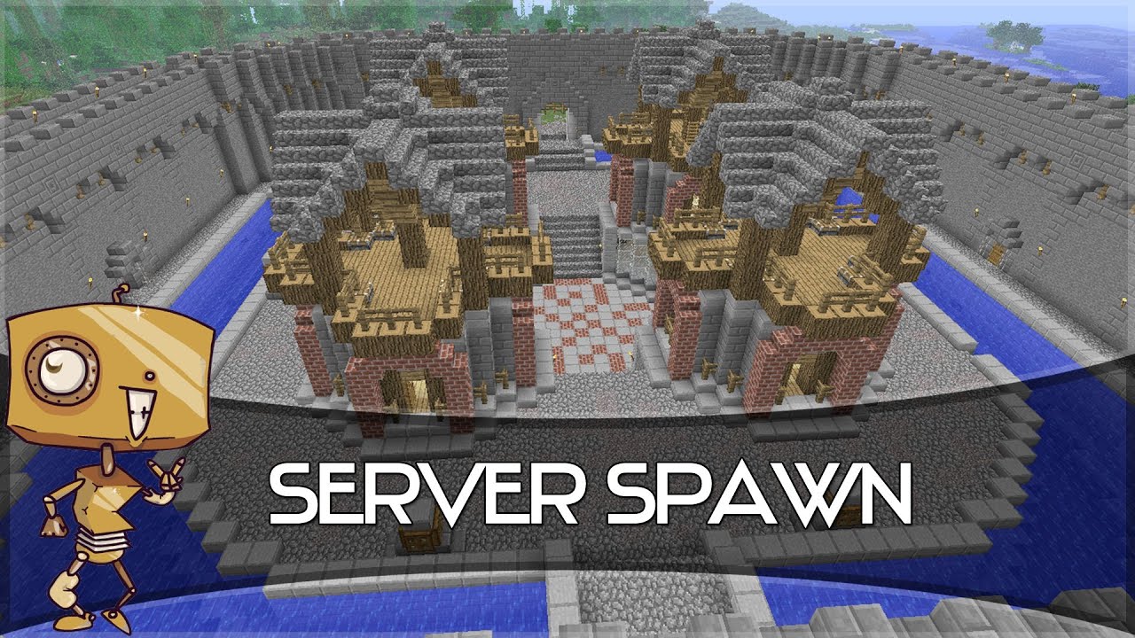 Minecraft Let's Build a Server Spawn YouTube