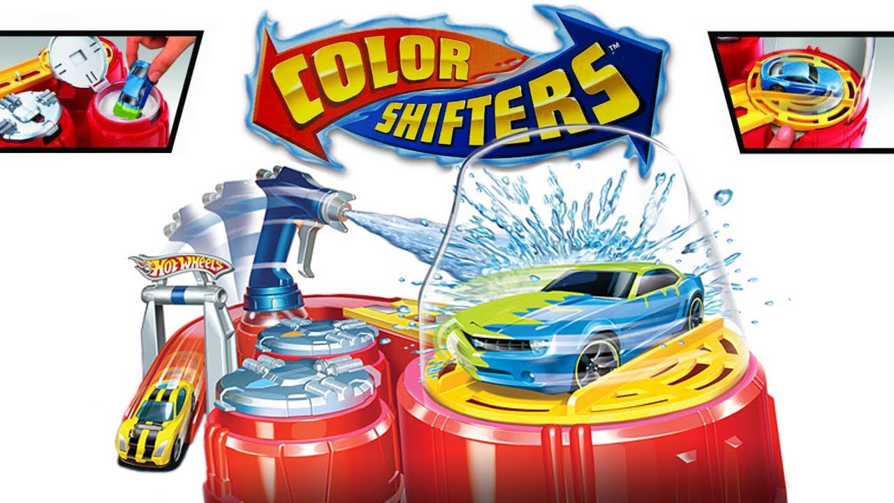 Hot Wheels Color Shifters Colour Shot Playset YouTube