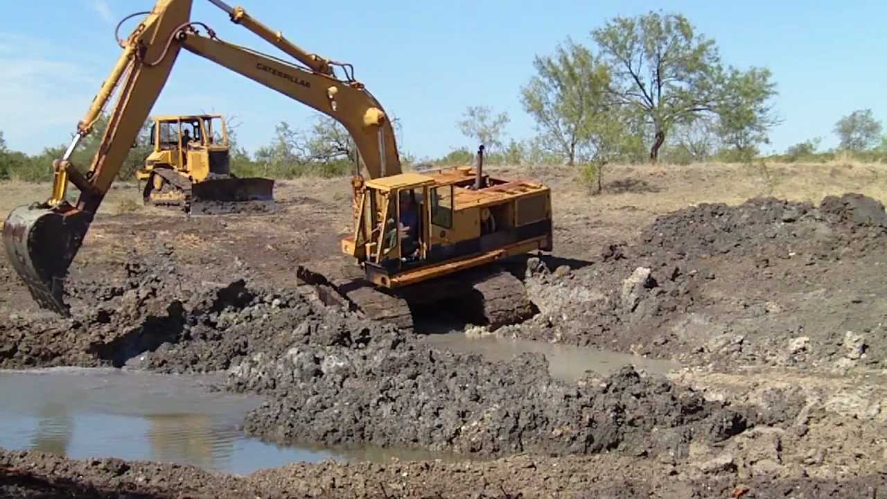 CAT 235 Excavator Digging YouTube