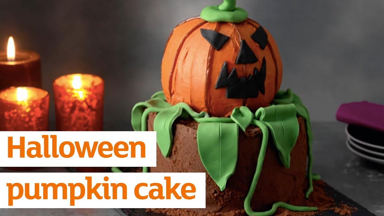 Halloween Pumpkin Cake Sainsbury's YouTube