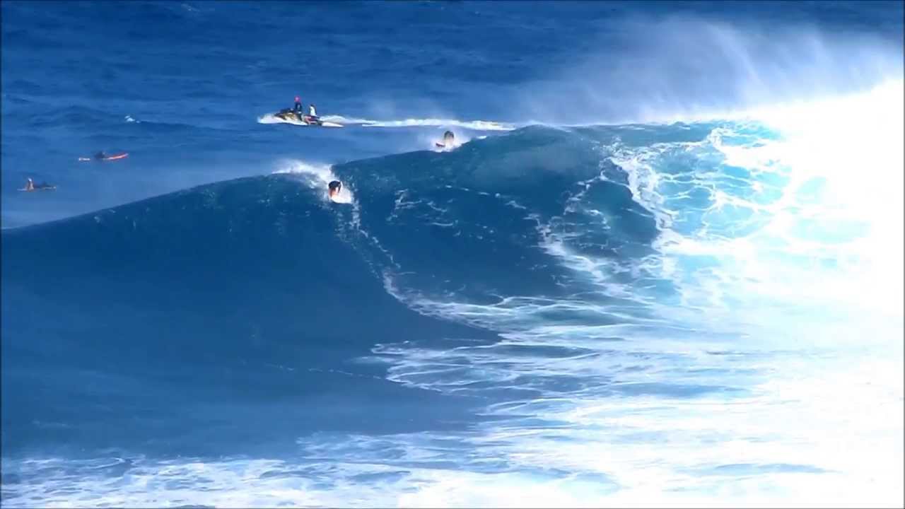 Surfing Jaws The Biggest Wave in the World (RAW) YouTube