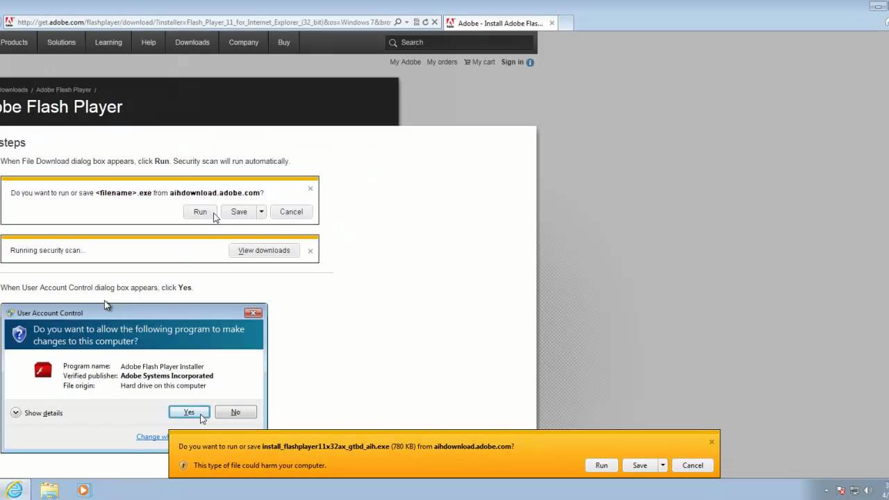 How to install Adobe Flash Player 11 YouTube
