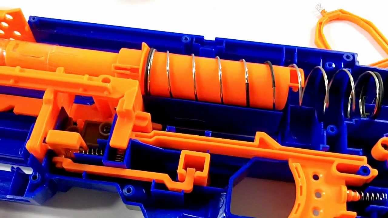 Nerf Longstrike CS6 AR removal & Spring replacement mod YouTube