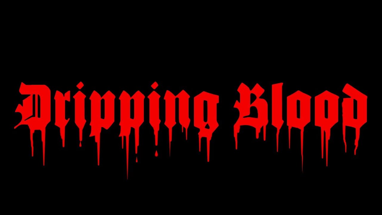Dripping Blood Text Effect GIMP 2.8 Tutorial YouTube