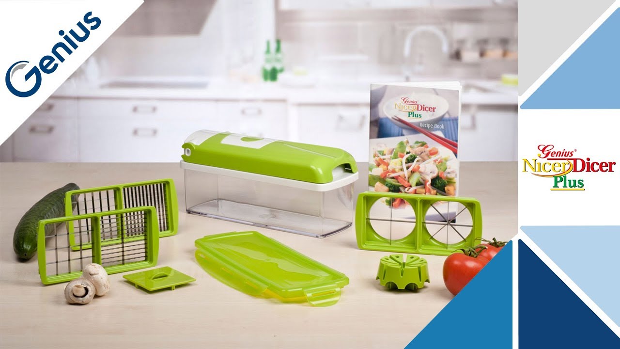 Nicer Dicer Youtube Deutsch Genius Nicer Dicer Plus 10piece Multi