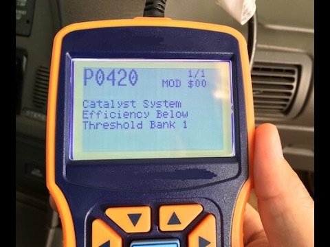 Error P0420: Symptoms, causes and fixing low catalyst efficiency