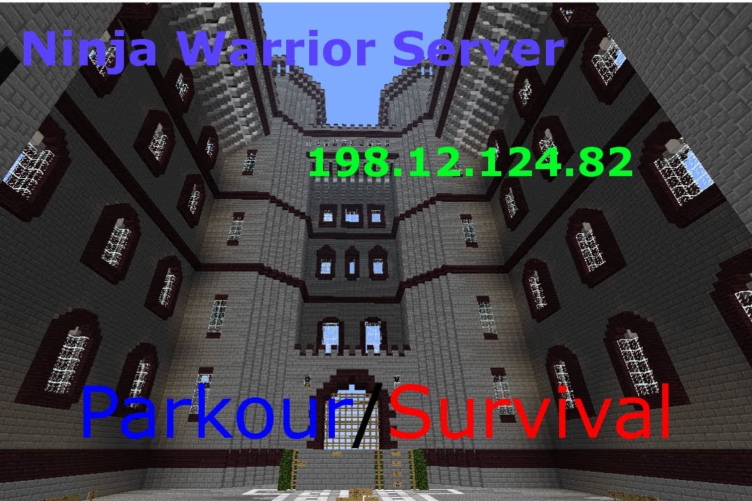 Minecraft Server Review Ninja Warrior server Parkour/Survival YouTube