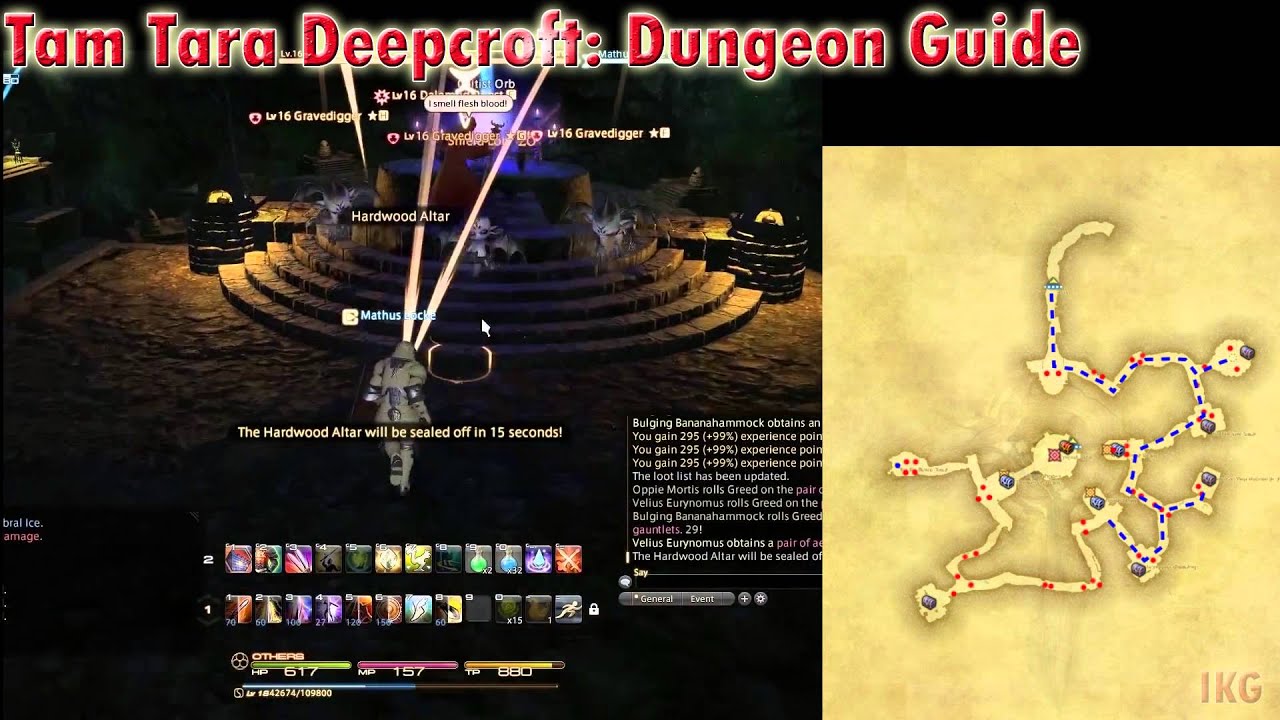 FFXIV Tam Tara Deepcroft Dungeon Guide Final Fantsy XIV A Realm