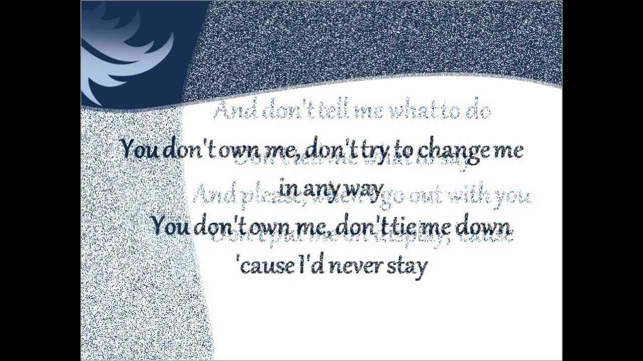 Lesley Gore You Don't Own Me (lyrics) YouTube