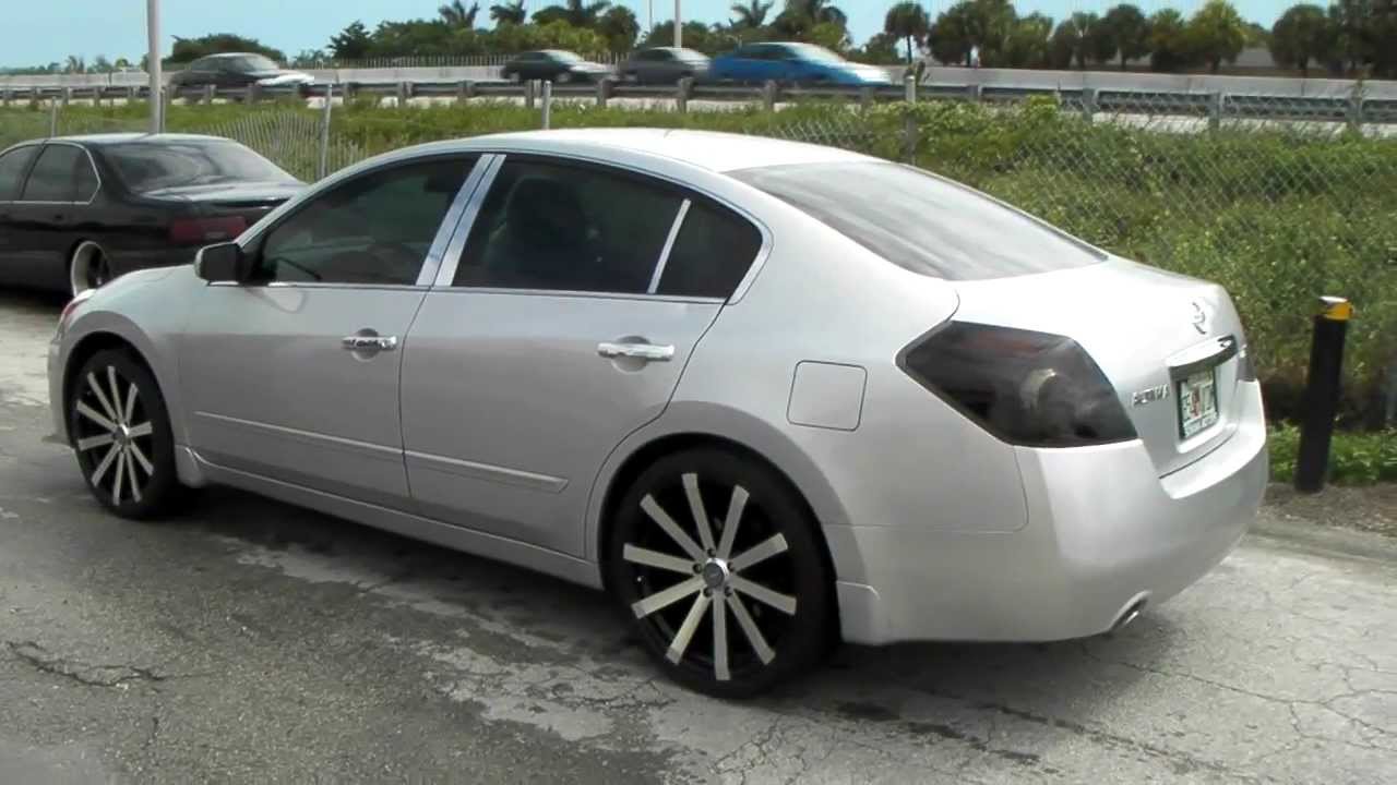 2012 Nissan altima with 20 inch rims