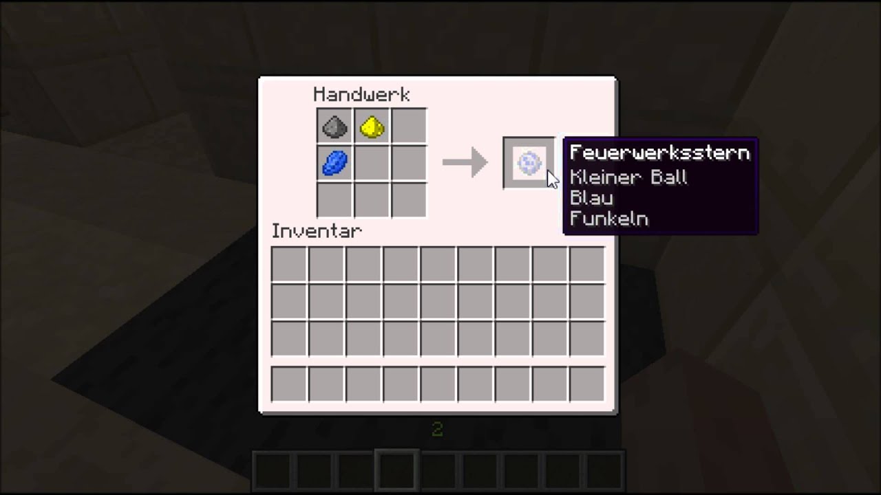 Minecraft Feuerwerksstern Craften YouTube
