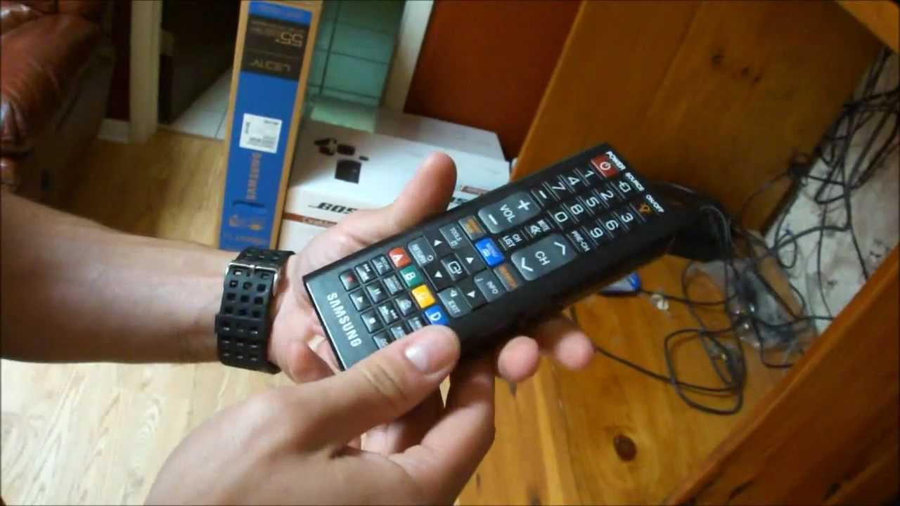 How to setup Samsung Smart 3D TV Review YouTube