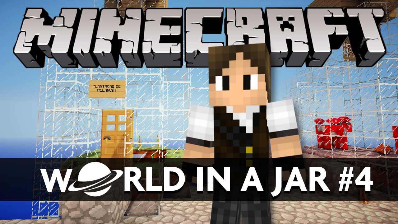 Minecraft World in a Jar 4 Trabalhando nas plantações! YouTube