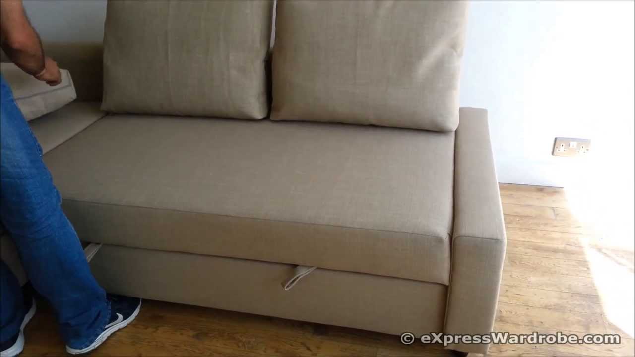 IKEA FRIHETEN Sofa Bed Chaise Longue with Storage Design YouTube