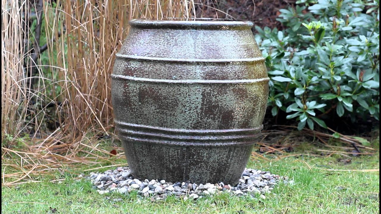 Keramik Krukor Stora Utomhus Stora krukor med vattenspel från Cadabra Design YouTube
