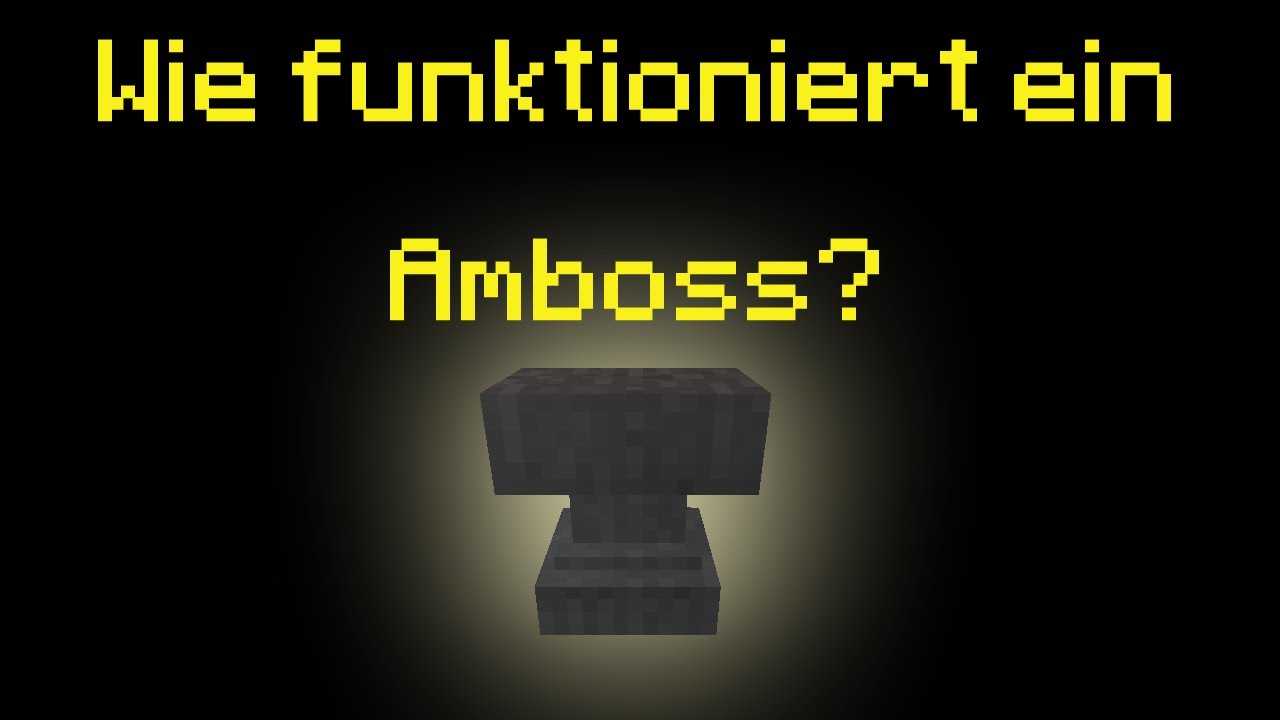 Mnecraft Wie Baut Man Ein Amboss information online