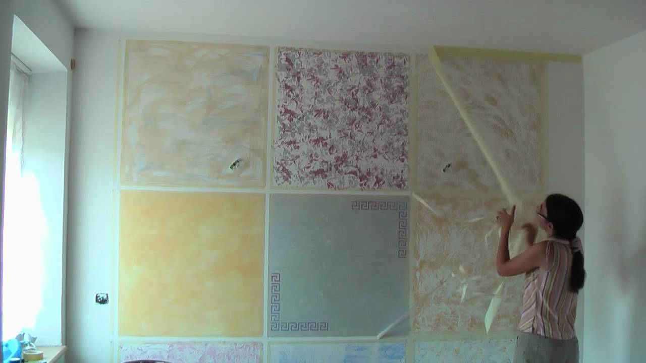 Kreative Wandgestaltung Wischtechnik, Lasurtechnik Wand streichen