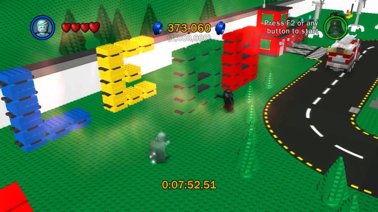 Let's Play Lego Star Wars The Complete Saga Bonus Room 6 New Town YouTube