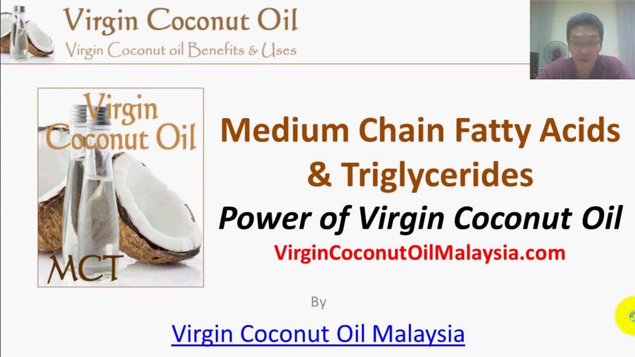 Medium Chain Fatty Acids & Triglycerides In Virgin Coconut Oil YouTube