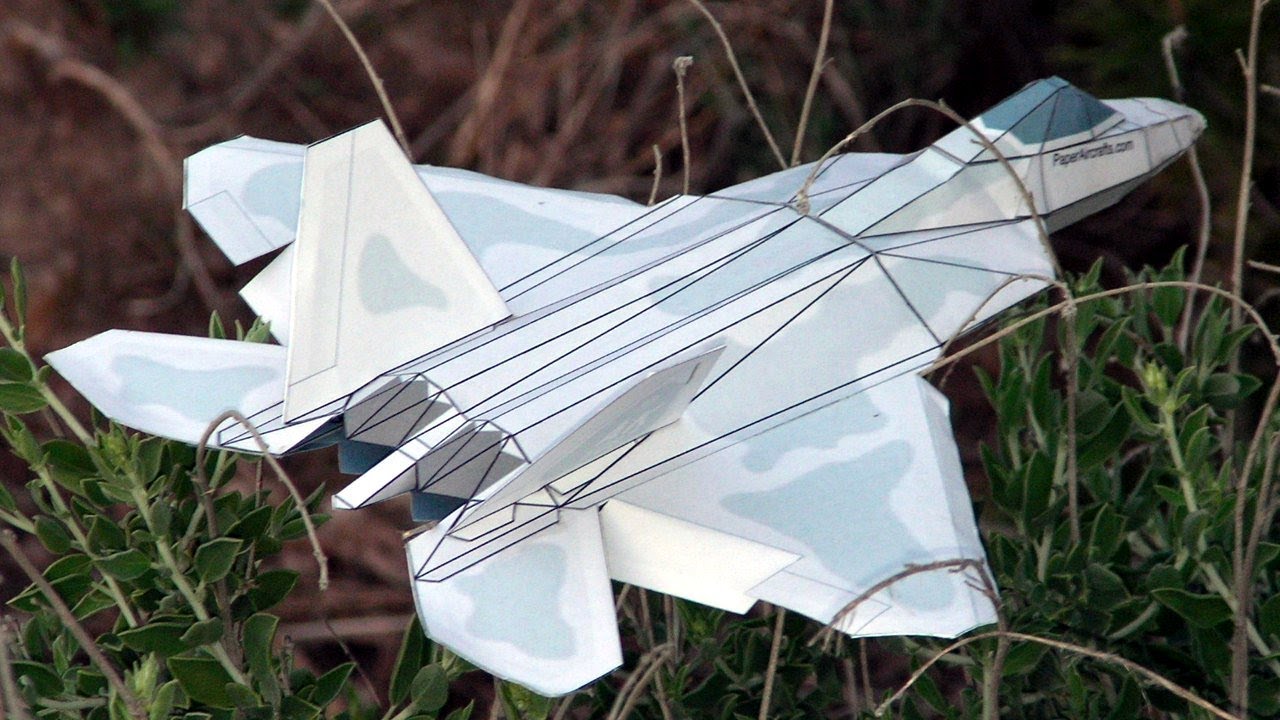 F22 Paper Airplane YouTube