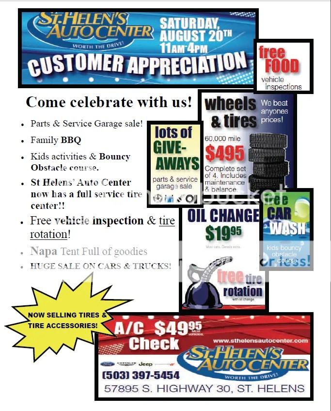 Customer Appreciation Day! St Helens Auto Center