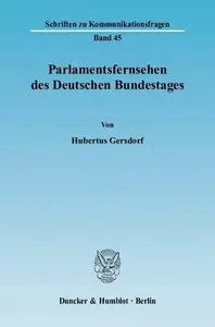 Parlamentsfernsehen des Deutschen Bundestages Parlamentsfernsehen des Deutschen Bundestages