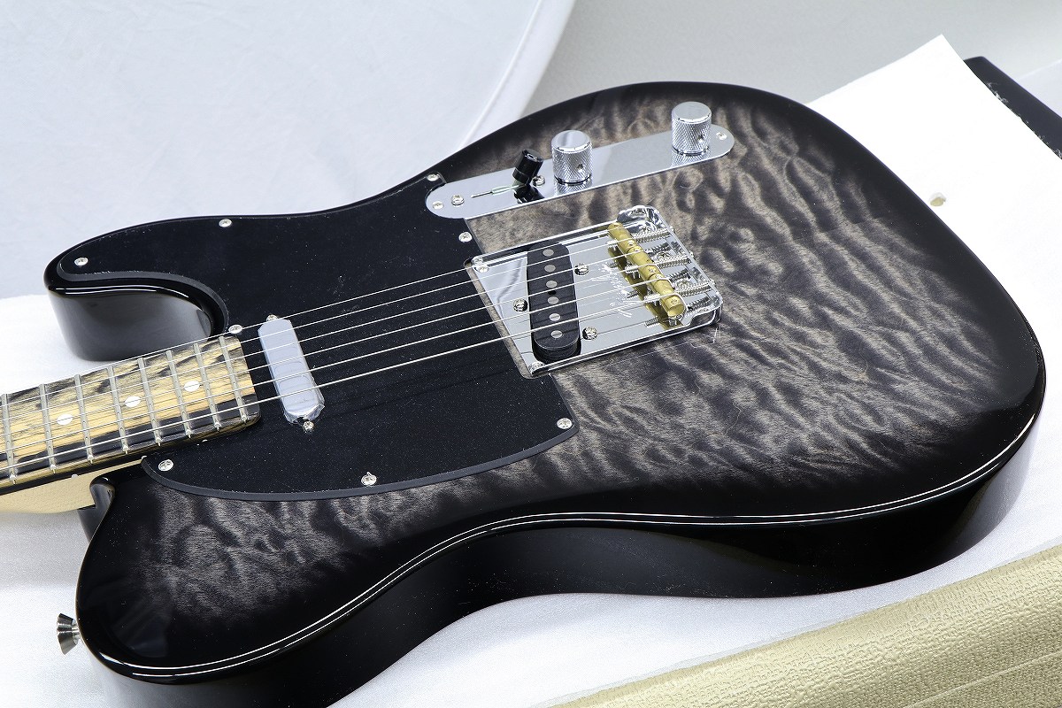 Fender USA / Limited Edition American QMT Telecaster Pale Moon Ebony