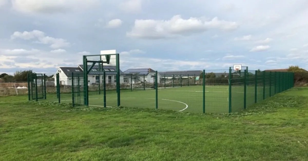 Holiday park built sports pitch too close to neighbours without