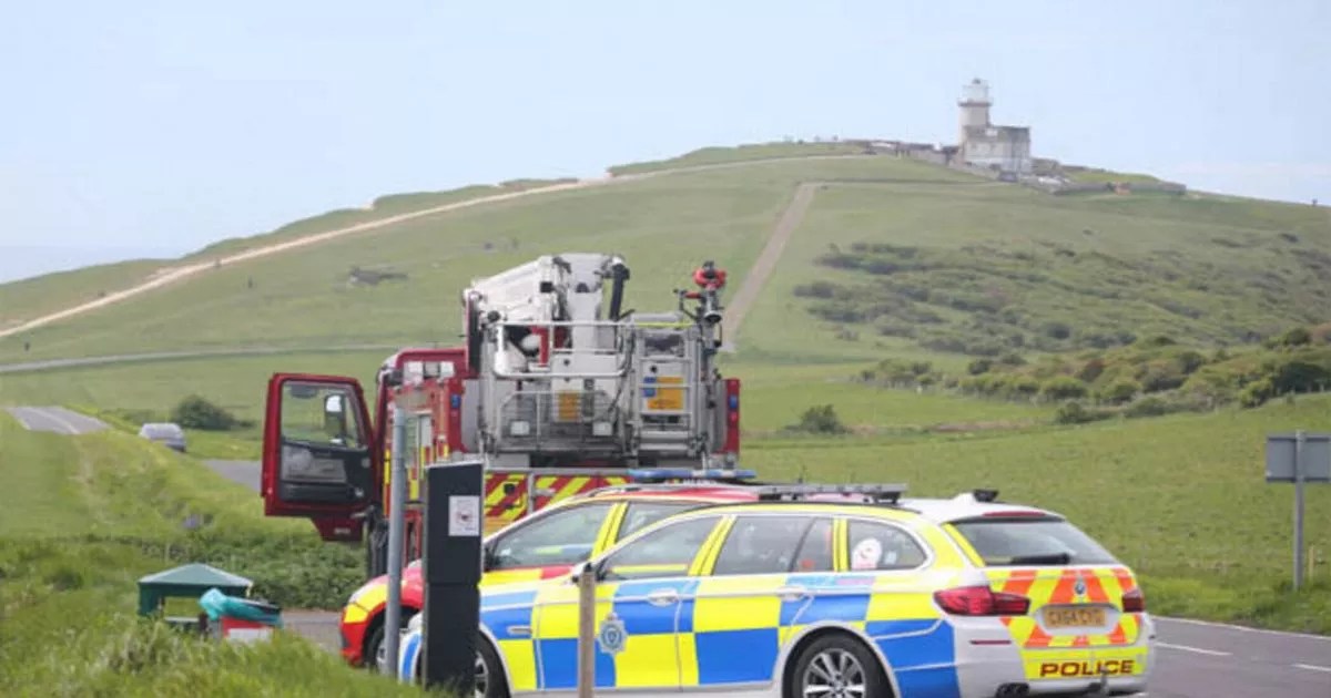 Body recovered after car plunges 531ft from Beachy Head after 'driving