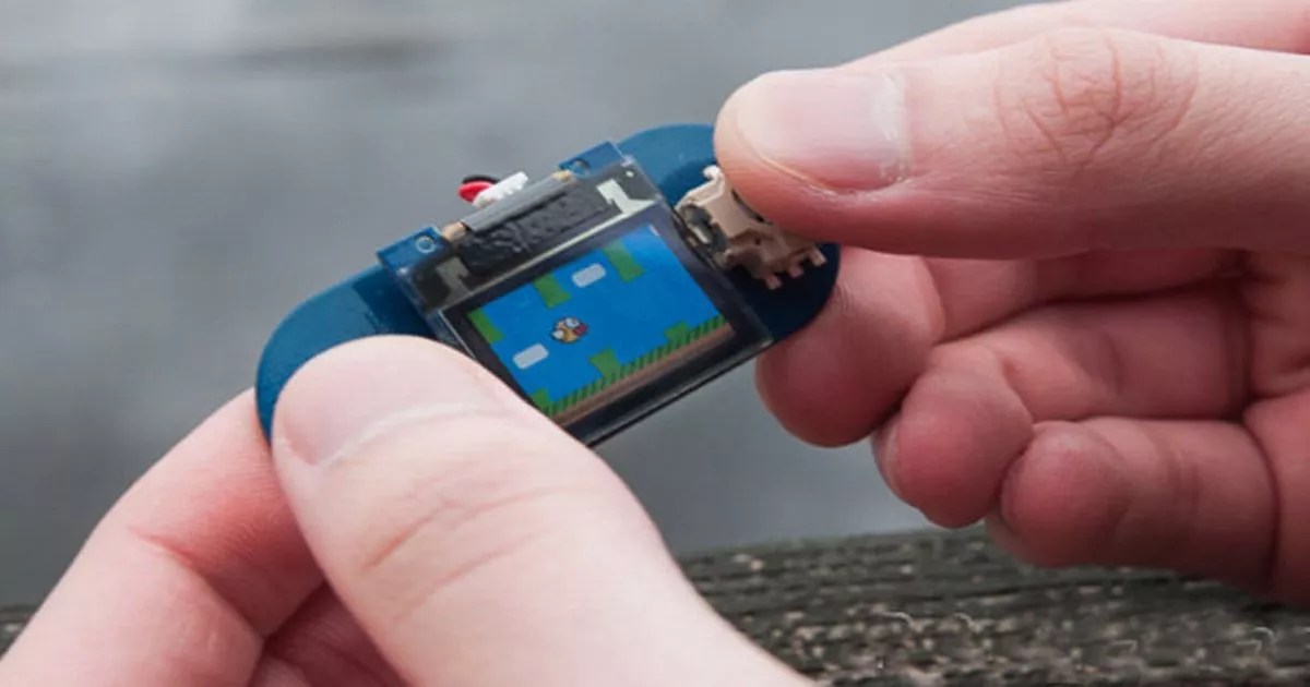 Meet the world's smallest games console...and yes it does work Daily Star