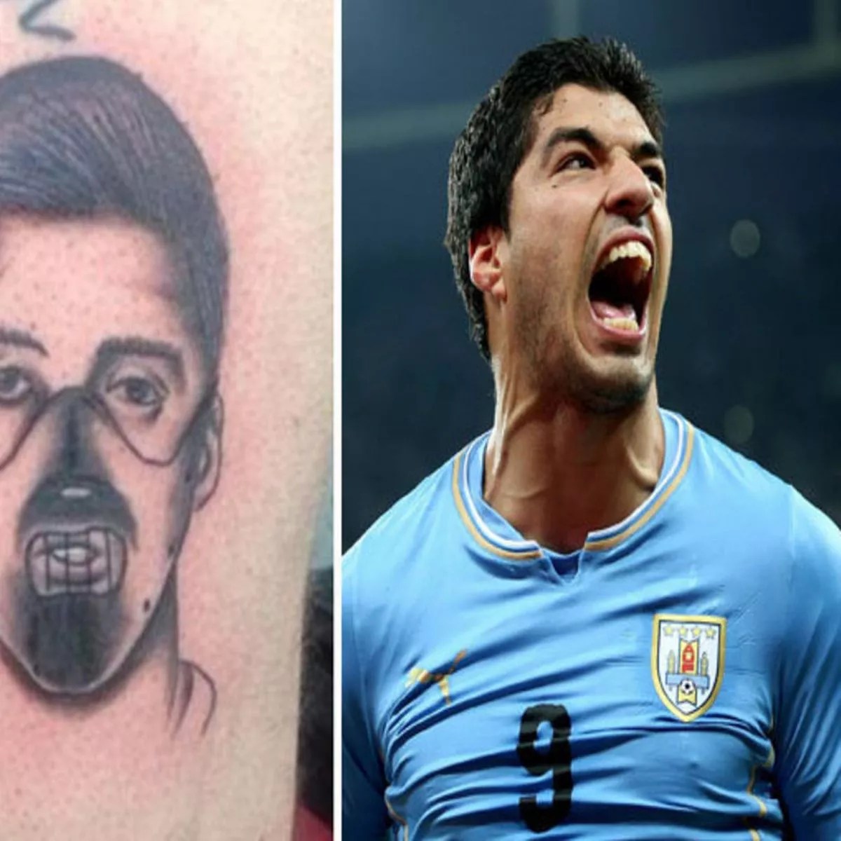 Dedicated Uruguay Fan Gets Shocking Tattoo Of Luis Suarez In Hannibal Lecter Mask - Daily Star 1200_x_1200_jpg