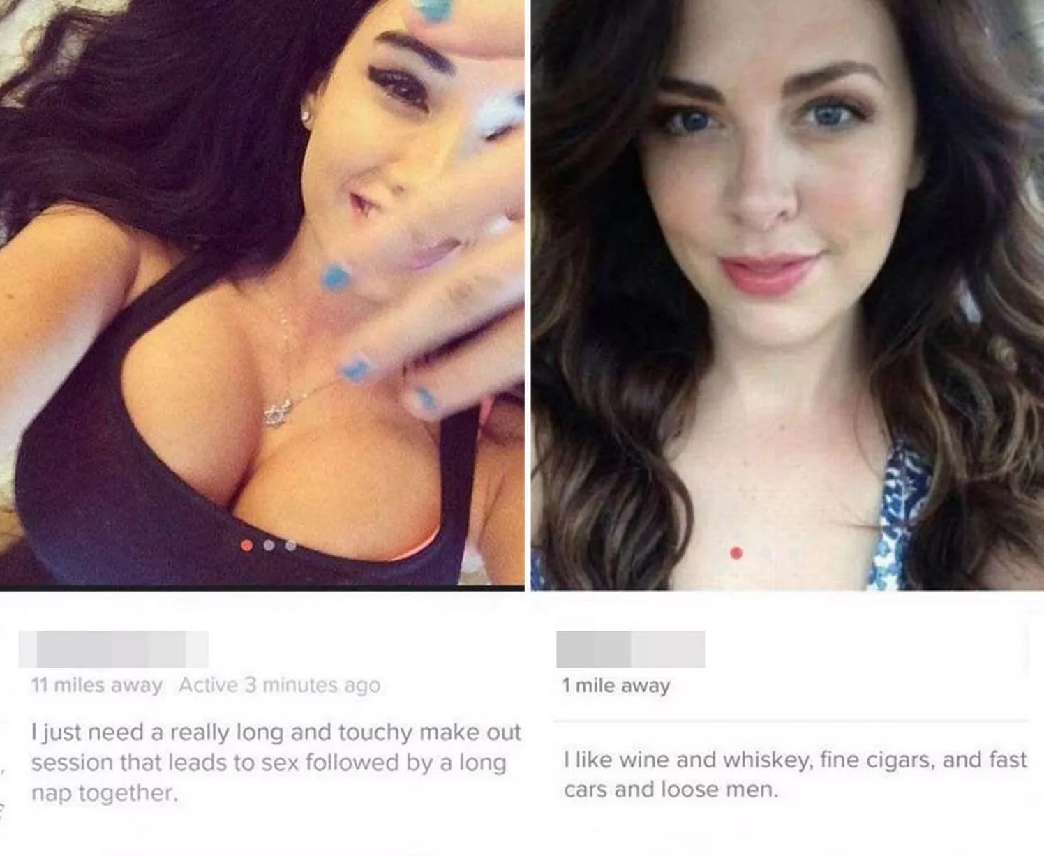 25 shameless slutty tinder profiles you have to see BreakBrunch