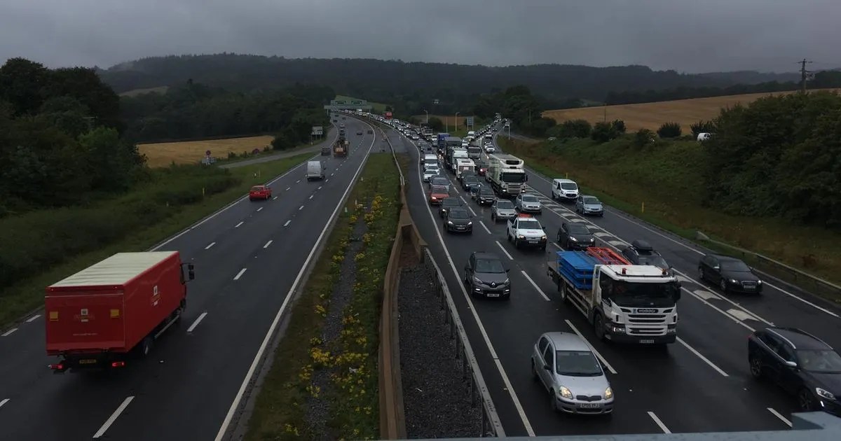 A38 crash affecting traffic towards Exeter live updates