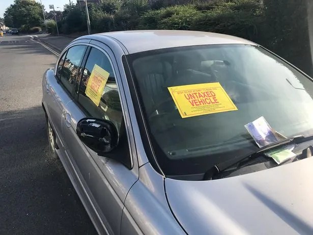 Taxman fills his boots as three cars parked within 50m of each other